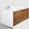 Badmeubel Dicomano wit-eiken