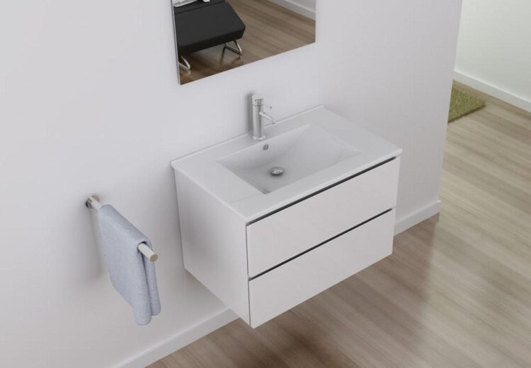 Badmeubel Slantone Hoogglans wit 70 cm - Afbeelding 4