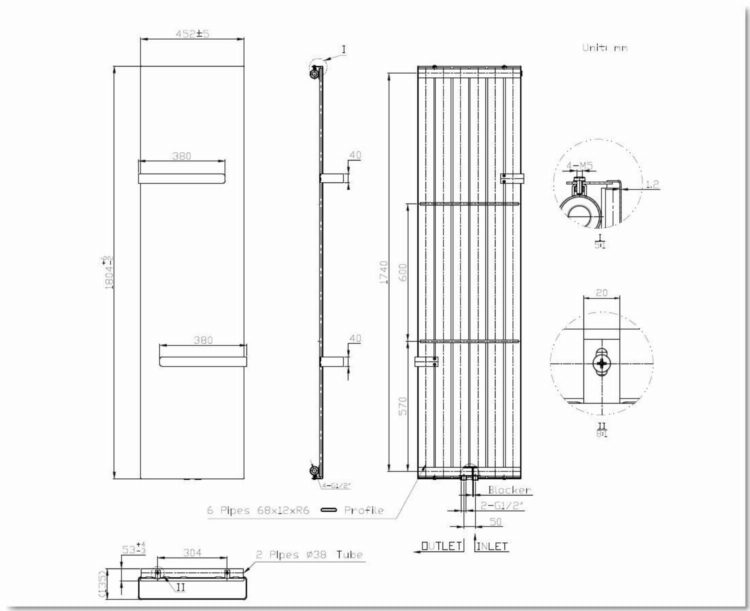 Badkamer Design Paneelradiator Wit - Afbeelding 7