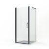 Douchecabine Frameless Zwart cabine