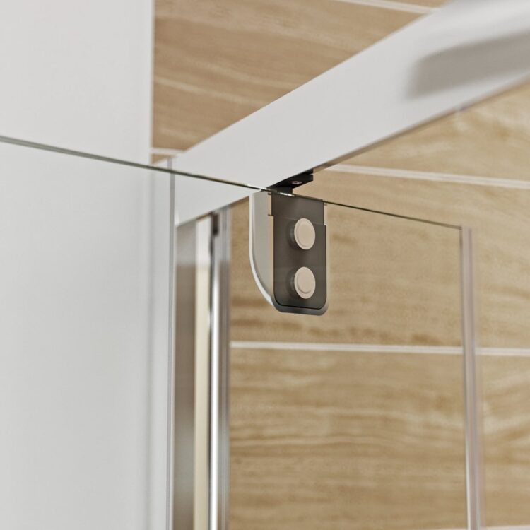 Scharnier van de douche nisdeur