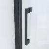Douchecabine Frameless Zwart handvat