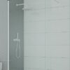 Inloopdouche mat witte profielen