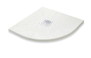 Composiet douchebak kwartrond model 80 cm-90 cm div. kleuren