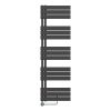 Elektrische radiator matzwart 160 x 50 cm
