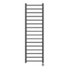 Elektrische handdoekradiator zwart 160x50 cm