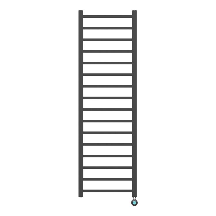 Elektrische handdoekradiator zwart 160x50 cm