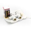 Middenaansluitset Recht Wit (productfoto)