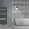 Radiator Middenaansluiting Zwart