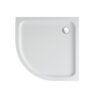 Kwartronde douchebak 15 cm hoog