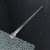 10 mm Inloopdouche met gebroken glas stabilisatiestang
