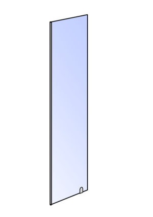 Spatwand Verona 30 cm of 40 cm