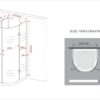 Douchecabine B.28 U vorm