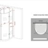 Douchecabine B.28 U vorm