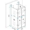 DD.141 U vorm douchecabine