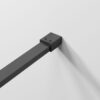 8 mm inloopdouche matzwart kader stabilisatiestang