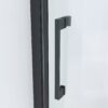 Detail handvat draaideur matzwart+