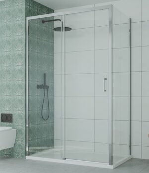 Douchecabine chroom productfoto