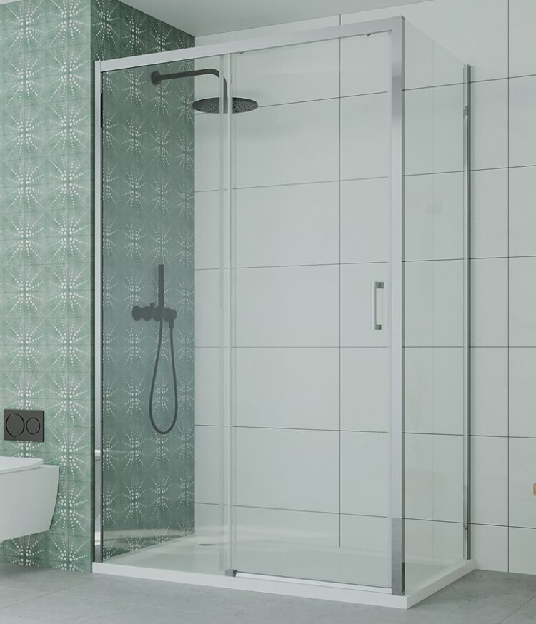 Douchecabine chroom productfoto