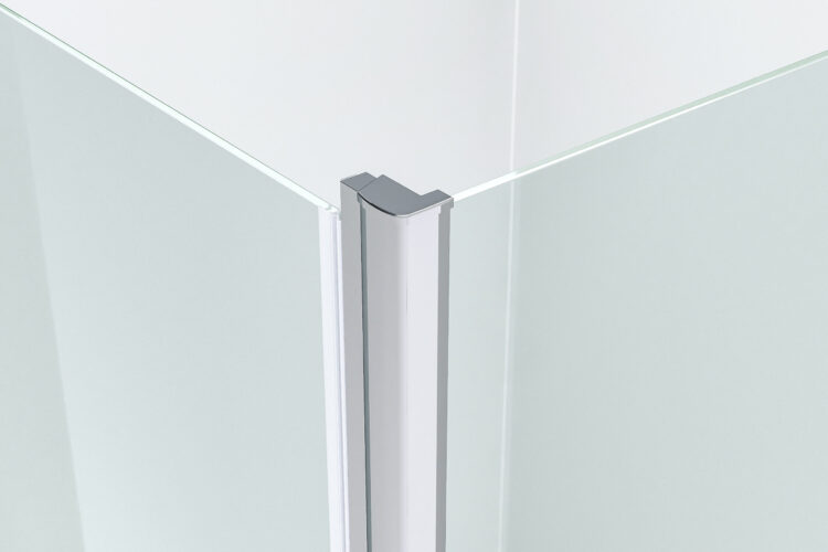 Douchecabine Frameless hoekprofiel