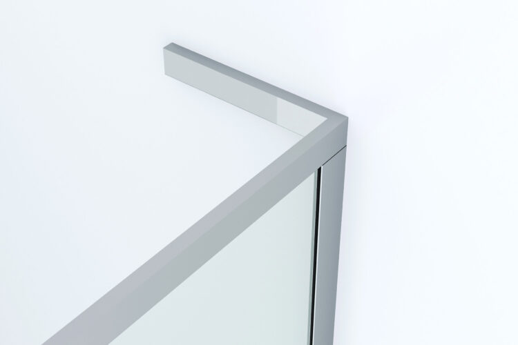 Douchecabine Frameless muurprofiel