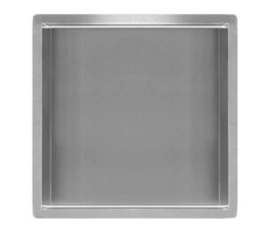 Inbouwnis RVS 30x30 cm