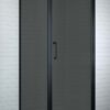 Maatwerk douchecabine matzwart rookglas productfoto