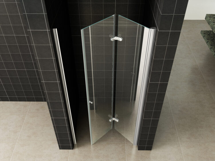 Douchedeur Wiesbaden Nisdeur Vouwdeur Rechts 80-90-100 cm - Afbeelding 3