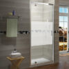 Trento draaideur met matte strook