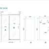 Softclose nisdeur 140 cm