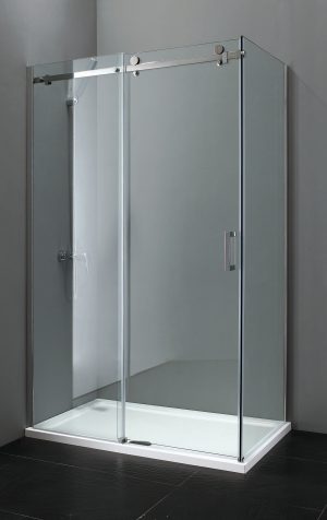 Douchecabine Verona S.48.90 schuifdeur met zijwand.