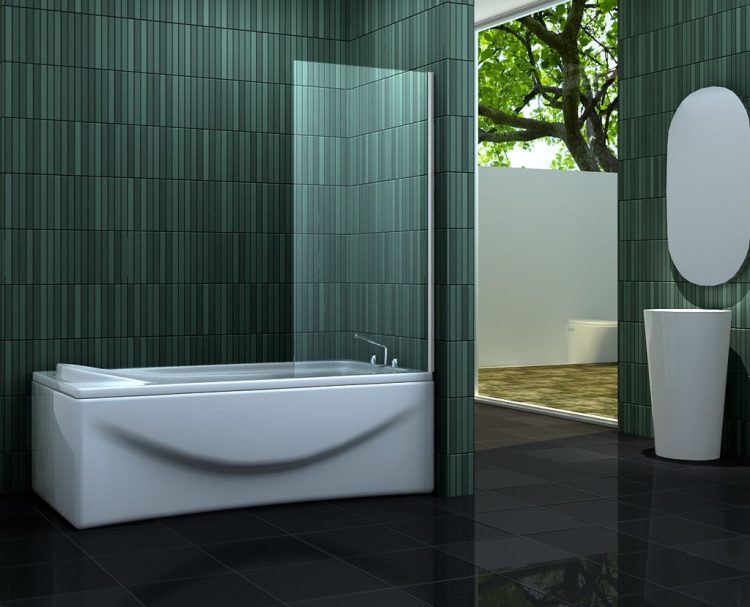 Vaste bad-wand 70 cm