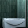Vaste bad-wand 70 cm