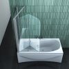 Badwand met zijwand 68-70 cm