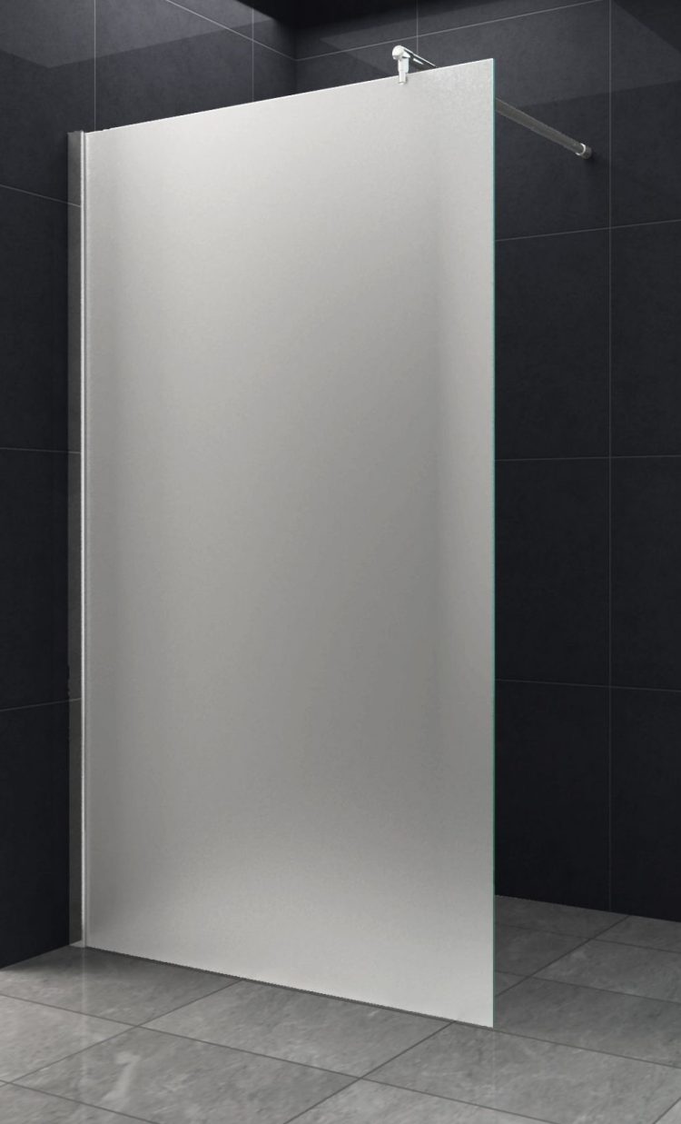 Inloopdouchewand matglas 1 productfoto