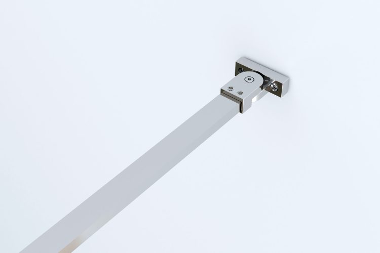 Stabilisatiestang 160 cm Chroom (muur)