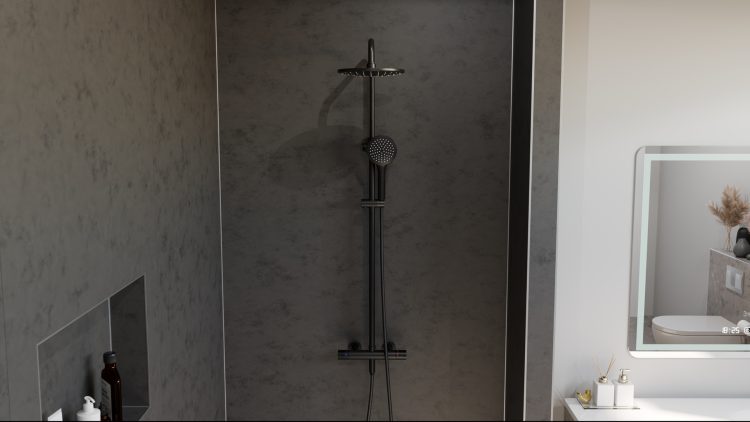 Wandpaneel Lime Grey 92 x 260 cm (inkortbaar) - Afbeelding 3