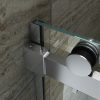 Douche schuifdeur met softclose systeem detail sluiting deur