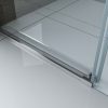 Douche schuifdeur met softclose systeem vloerprofiel