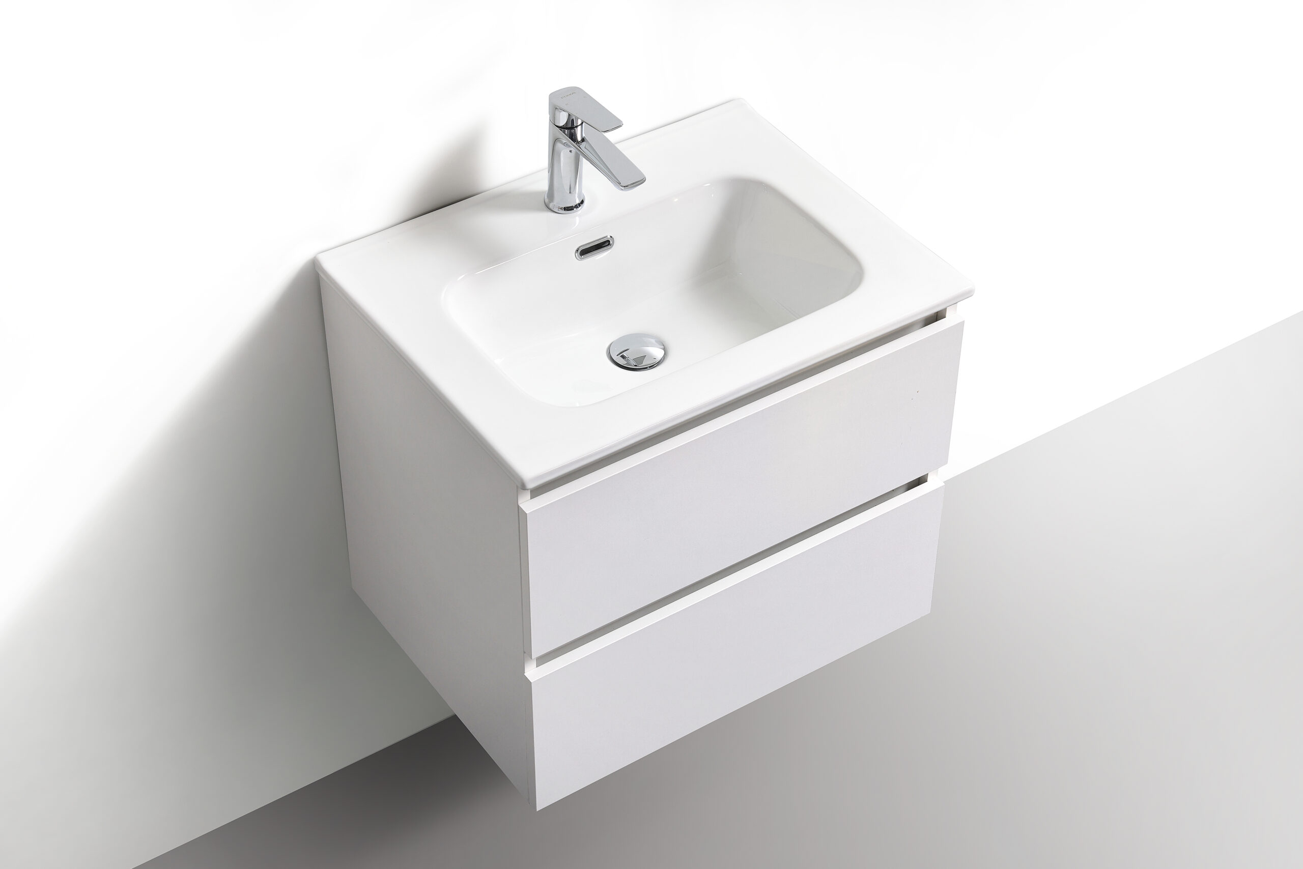 Badkamermeubel Wit 60 cm (bovenaanzicht)