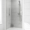 Douche draaideur witte profielen