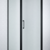 MOX641-B + MOX12-B maatwerk douchecabine matglas matzwarte profielen